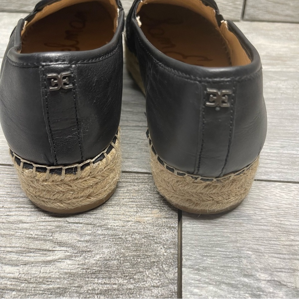 Sam Edelman Womens Catherine Platform Espadrille Cowhide Leather Shoes sz 9.5 M - Picture 3 of 11